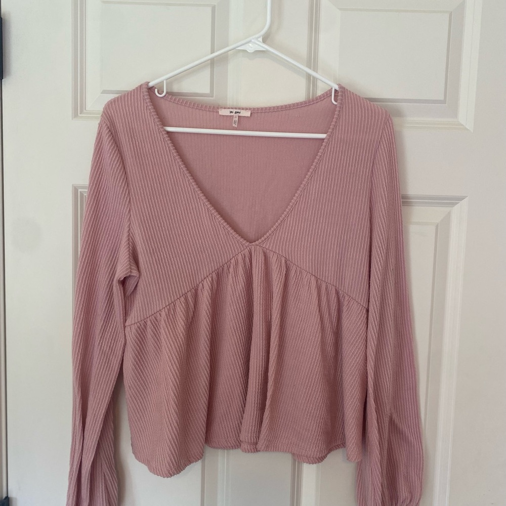 This shirt is from Francesca’s and the brand is mi ami.